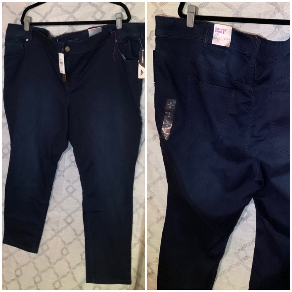 Lane Bryant skinny ankle denim